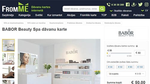 Babor Beauty Spa partneru portāls